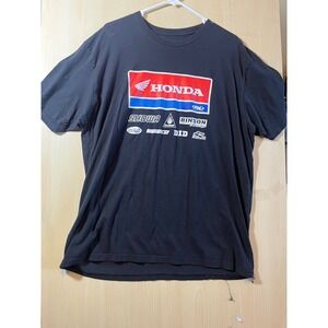 Honda Racing Sponsors Graphic T Shirt Factory Effex XXL Motorcycle